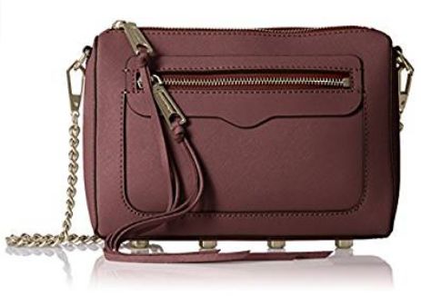  Rebecca Minkoff Avery 女士真皮斜跨包5.6折 89.21加元包邮！