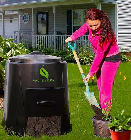  历史新低！Enviro World FreeGarden 庭院环保发酵堆肥桶 79.99加元包邮！