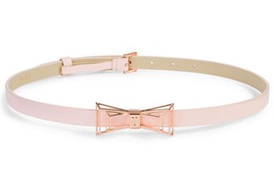  TED BAKER LONDON Geo粉色蝴蝶结腰带 57.5加元，原价 115加元
