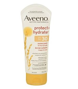  Aveeno Prot + Hydr防晒乳液 9.49加元（SPF30），原价 14.27加元