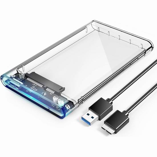  ORICO 2.5寸SSD固态硬盘 移动硬盘盒5.3折 9.59加元！