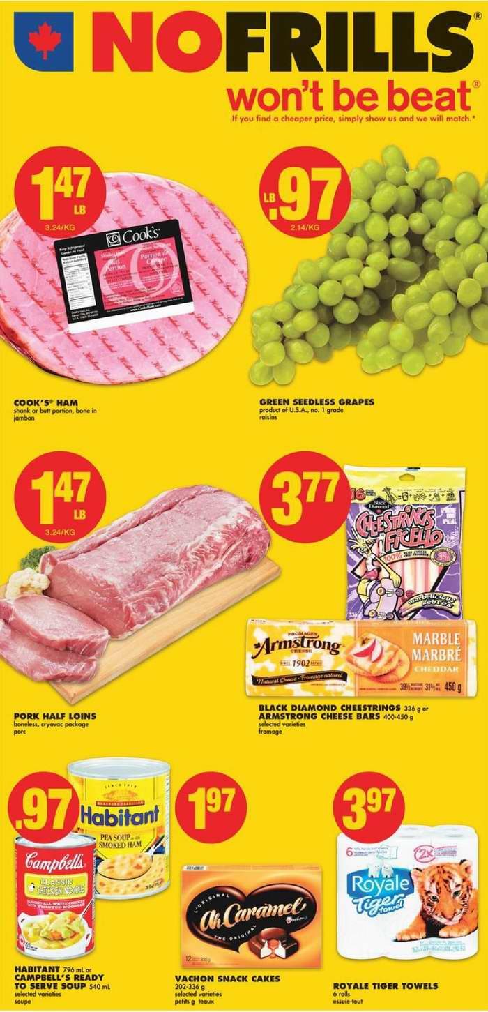  No Frills超市本周（2017.9.21-2017.9.27）打折海报