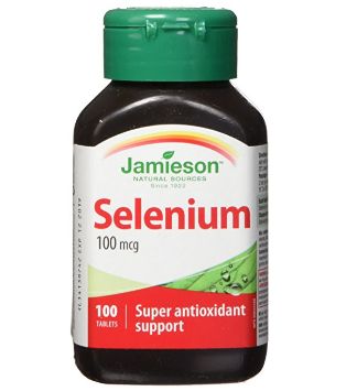  Jamieson 健美生 Selenium酵母硒片 9.38加元特卖（100粒）+包邮！