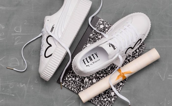 2017年秋季新品！Rihanna x Puma Fenty 爱心特别版 简约刺绣心心已够美！