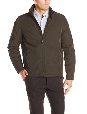  Tommy Hilfiger Poly-Twill 立领拉链式夹克 62.7加元（S码），原价 150加元，包邮