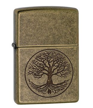  Zippo“生命之树”防风打火机 35.17加元，原价 45.44加元，包邮