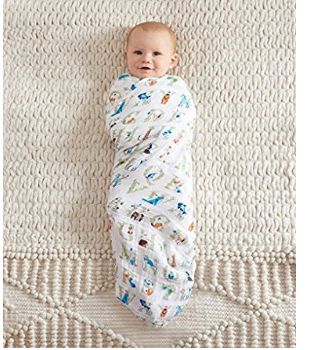  aden + anais经典婴儿Muslin襁褓毛毯4件套  33.74加元，原价 59加元