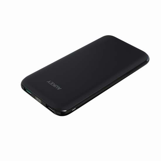  历史最低价！Aukey 10000mAh 双口超薄快速充电宝 19.99加元！