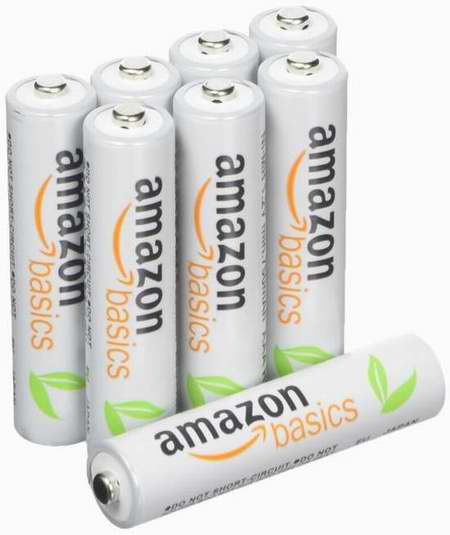  历史最低价！AmazonBasics AAA 800 mAh 可充电镍氢电池8只装6.5折 12.99加元！