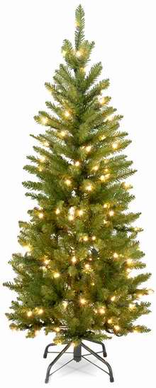  白菜价！历史新低！National Tree 3/4.5英尺圣诞树+50/150小灯套装2折 12.58-20.91加元清仓！