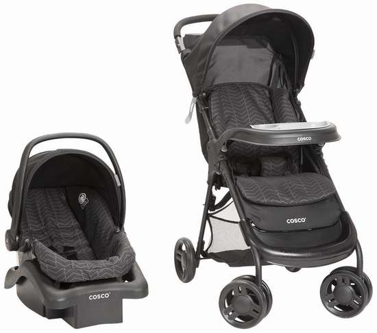  Cosco Lift and Stroll Plus 婴儿推车+婴儿提篮旅行套装 6.6折179.97加元包邮！