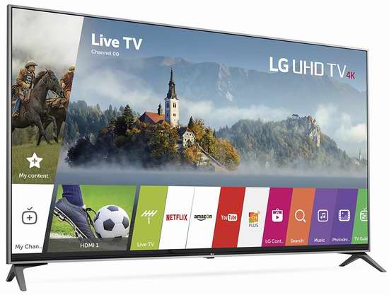  历史新低！LG 65UJ7700 Super UHD 65寸 4K超高清智能电视 1312.47加元包邮！