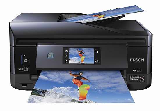  历史最低价！Epson 爱普生 XP-830 无线多功能彩色喷墨打印机4折 79.91加元包邮！