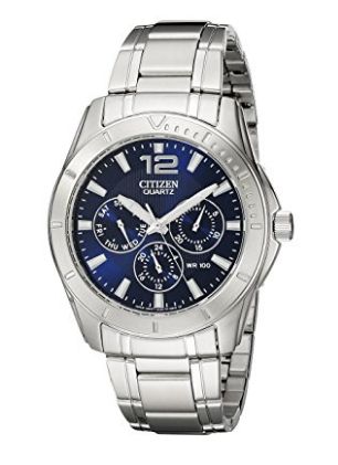  历史新低！Citizen 西铁城 AG8300-52L 三眼计时 男士腕表/手表 89.52加元包邮！