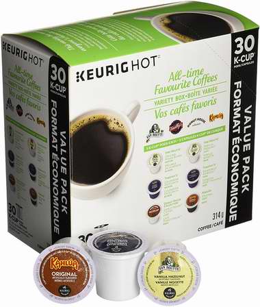  精选9款 Keurig、Van Houtte、Timothy's World Coffee 品牌K-Cup咖啡胶囊30粒装 全部仅售12.99加元！