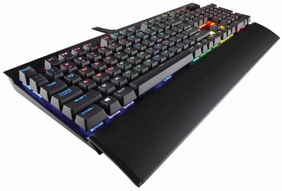  历史最低价！Corsair 海盗船 CH-9101014-NA K70 RGB RAPIDFIRE 机械游戏键盘 149.99加元包邮！
