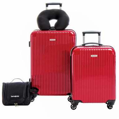  今日闪购：精选多款 Samsonite 等品牌行李箱3.5折起特卖！图示新秀丽4件套仅售227.5加元包邮！