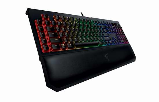  Razer BlackWidow Chroma 黑寡妇蜘蛛 V2幻彩版 绿轴 机械游戏键盘 159.99加元包邮！