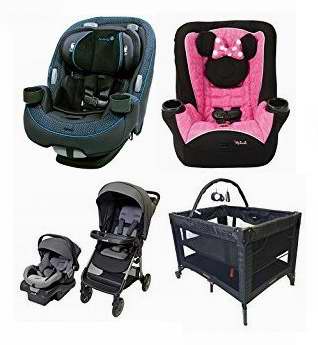  精选32款 Safety 1st、Cosco、Disney 等品牌婴儿推车、婴儿提篮、汽车安全座椅、游戏床、婴幼儿餐椅等特价销售，售价低至17.99加元！