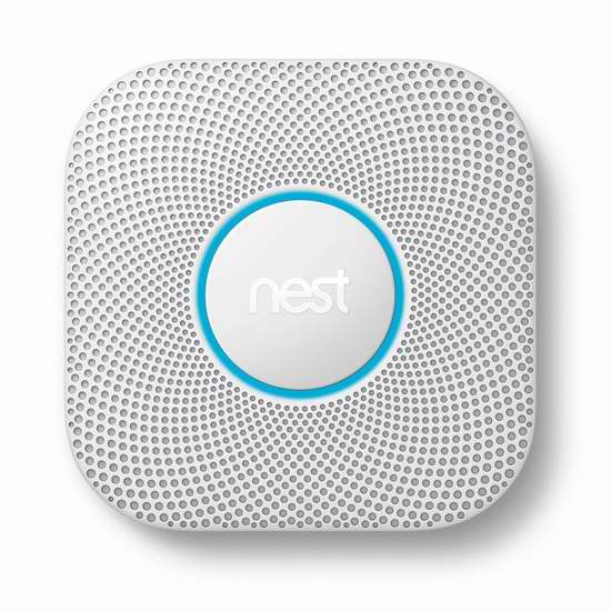  销量冠军！Nest Protect 一氧化碳/烟雾 第二代家用智能探测报警器 119加元包邮！