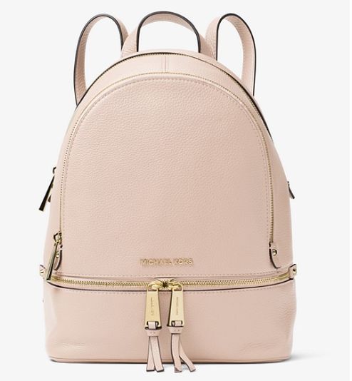  Michael Kors Rhea 中号双肩包 261加元（3色），原价 348加元，包邮