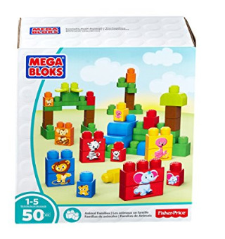  白菜价！历史新低！Mega Bloks 动物家庭 积木套装（50pcs）2.5折 4.97加元清仓！