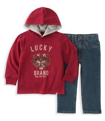  精选LUCKY BRAND儿童卫衣套装 21.99加元起特卖！