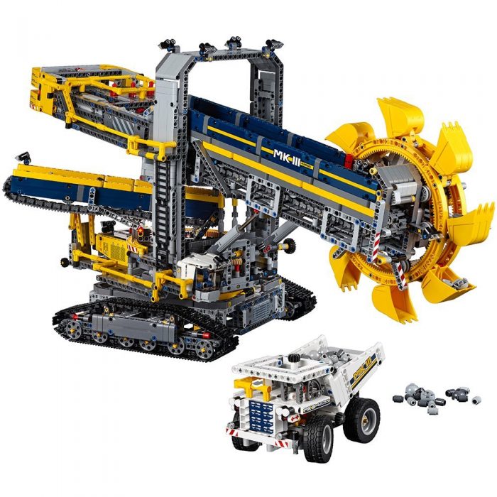  速抢！历史新低！LEGO 乐高 42055 科技旗舰 二合一 斗轮式挖掘机积木套装（3929pcs）5.9折 194.99加元包邮！