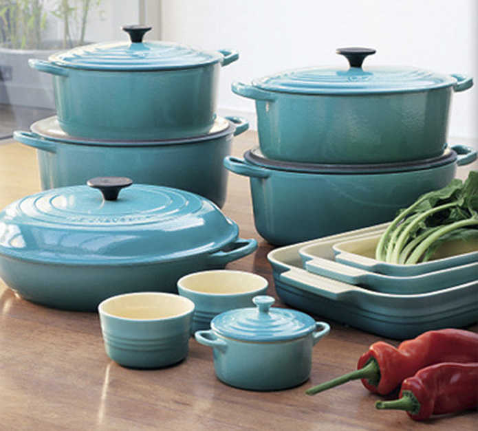  厨房中的爱马仕！精选法国厨具品牌 LE CREUSET 珐琅铸铁锅4折起！额外9折！