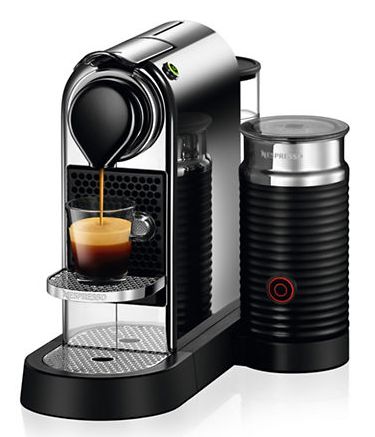  NESPRESSO 雀巢 CitiZ&milk 胶囊咖啡机+奶泡机套装 5.3折 169.99加元包邮（黑色款）！