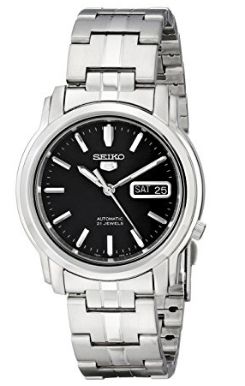  历史最低价！Seiko 精工5号 SNKK71 男式自动机械腕表/手表3.2折 60.89加元包邮！