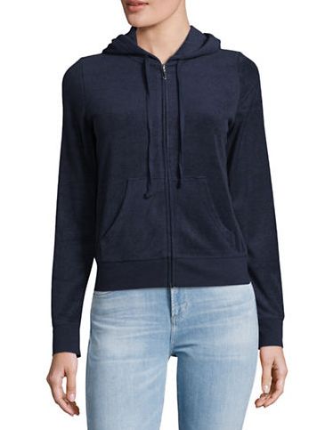  JUICY COUTURE Micro-terry 拉链式夹克 41.4加元（小码），原价 138加元
