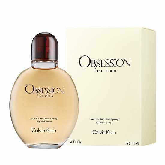  Calvin Klein Obsession 迷恋 男性淡香水125毫升 6.4折 58.63加元