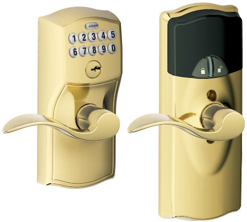  历史新低！Schlage 西勒奇 FE599NX CAM 智能电子密码门锁 219.99加元包邮！