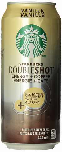 历史新低！Starbucks 星巴克 Double Shot 香草味 能量增强咖啡饮料（444mlx12罐）6.7折 23.88加元！