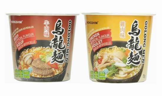  Nongshim 韩国农心 牛肉/鸡肉 乌龙面/方便面 1.17加元！