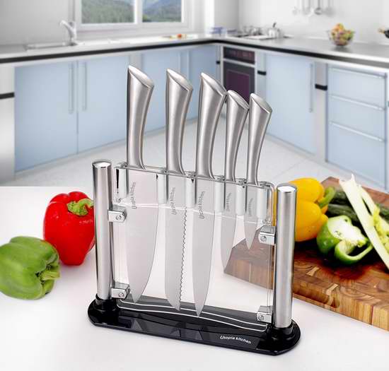  Utopia Kitchen 430不锈钢刀具6件套3.8折 28.99加元包邮！