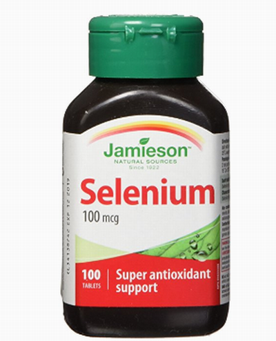  Jamieson 健美生 Selenium 硒 9.38加元（ 100 片），原价 11.84加元，会员价 8.39加元