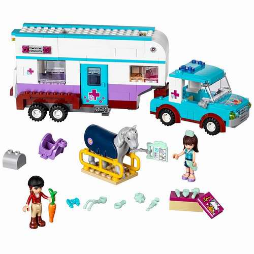  LEGO 乐高 41125 好朋友系列 小马医疗房车 37.49加元（370pcs），原价 49.99加元，包邮