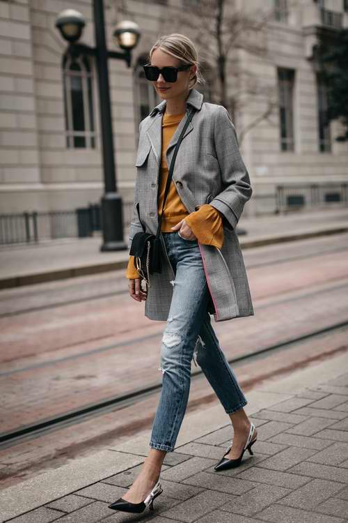 TOPSHOP POW Bonded 今夏最火的格子风衣 80加元，原价 160加元