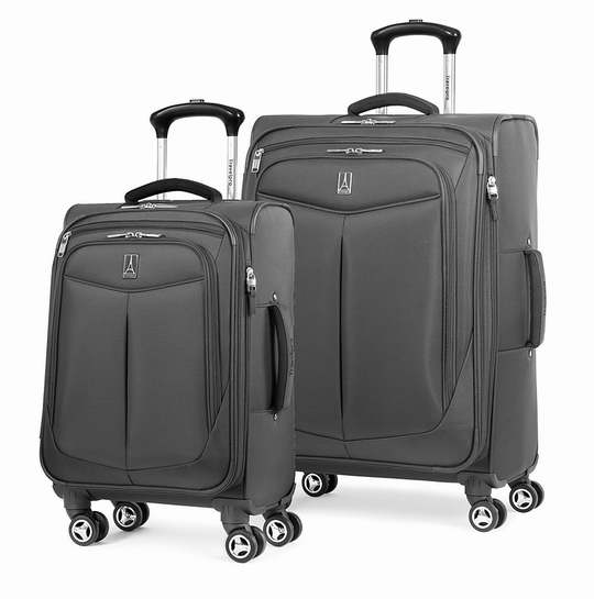  金盒头条：历史新低！Travelpro Inflight 21/25寸 轻质软壳 可扩展拉杆行李箱2件套1.9折 123.62加元包邮！