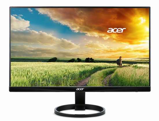  历史最低价！Acer 宏碁 R240HY bidx 23.8寸IPS宽屏 滤蓝光护眼 液晶显示器5.3折 129.99加元包邮！