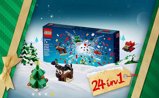  Lego 乐高官网精选数十款积木等玩具5折起！满99加元送价值24.99加元24合一圣诞倒数积木！