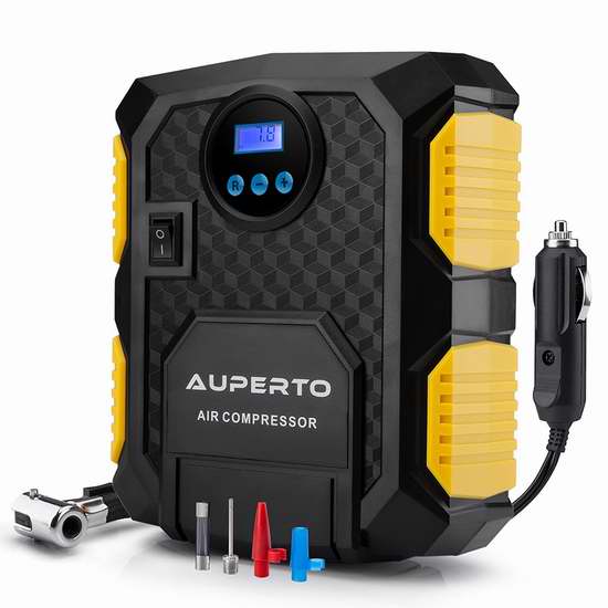  AUPERTO 150 PSI 便携式车载快速充气泵 35.99加元限量特卖并包邮！