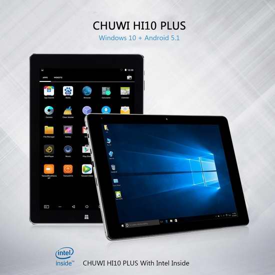  CHUWI Hi10 Plus 10.8寸 二合一平板电脑（4G/64G） 175.65-175.87加元限量特卖并包邮！两色可选！