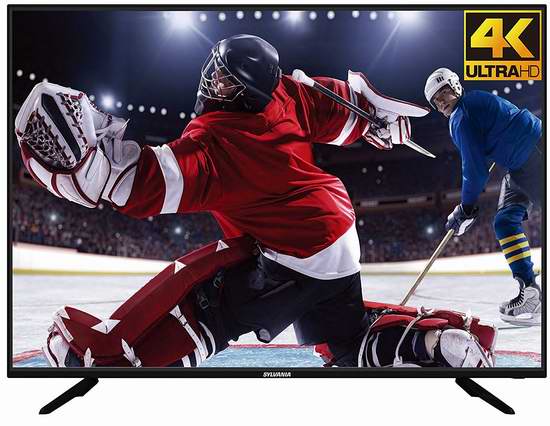  历史新低！Sylvania SLED5550-UHD 55寸 4K超高清LED液晶电视6.3折 379.99加元包邮！