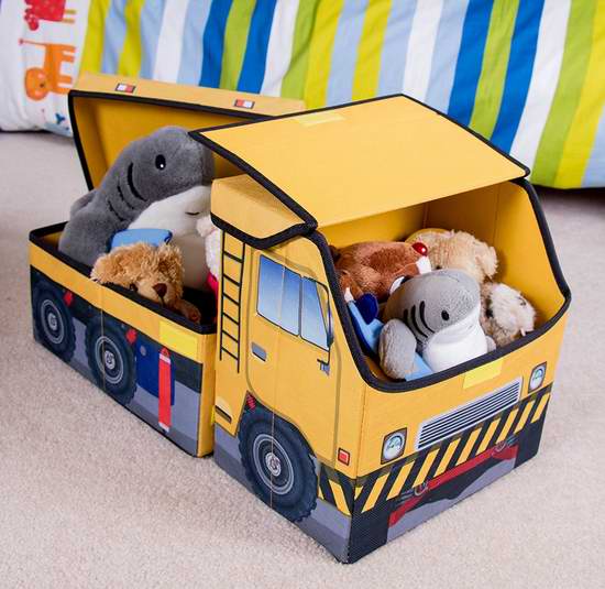  白菜价！Clever Creations 小卡车 儿童玩具收纳盒 10.49加元清仓！
