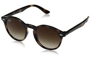  Ray-Ban 雷朋 0RB2448 44mm 中性 玳瑁色太阳镜4.3折 70.1加元包邮！