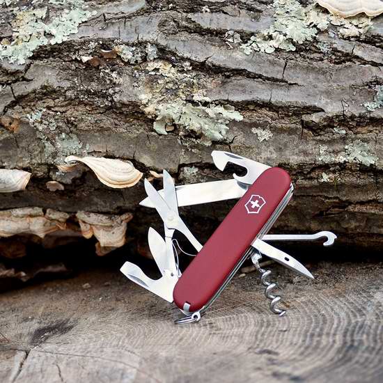  近史低价！瑞士 Victorinox 维氏 14功能攀登者II 工具刀5.4折 23.22加元！