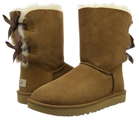  UGG Bailey Bow II 双蝴蝶结 羊皮毛一体 女士雪地靴 151.49加元起包邮！多色可选！